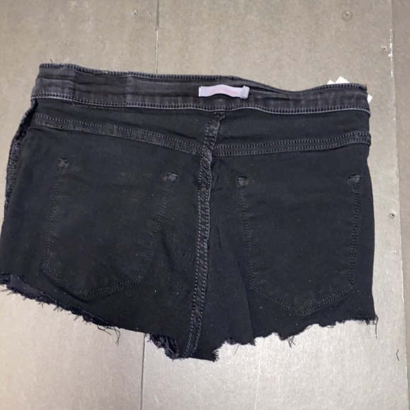 Levi’s 311 Shaping Skinny Size 27 Faded Black Cutoff Jean High Waist Shorts - Picture 12 of 13